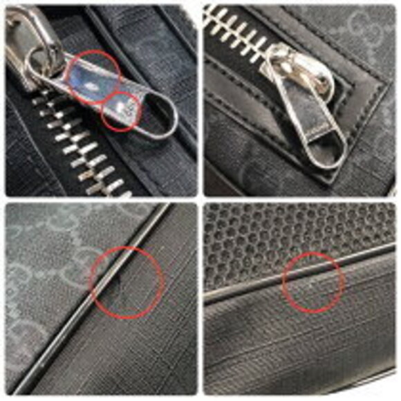 Gucci GG Black Belt Bag Supreme Canvas Body - Picture 9 of 10